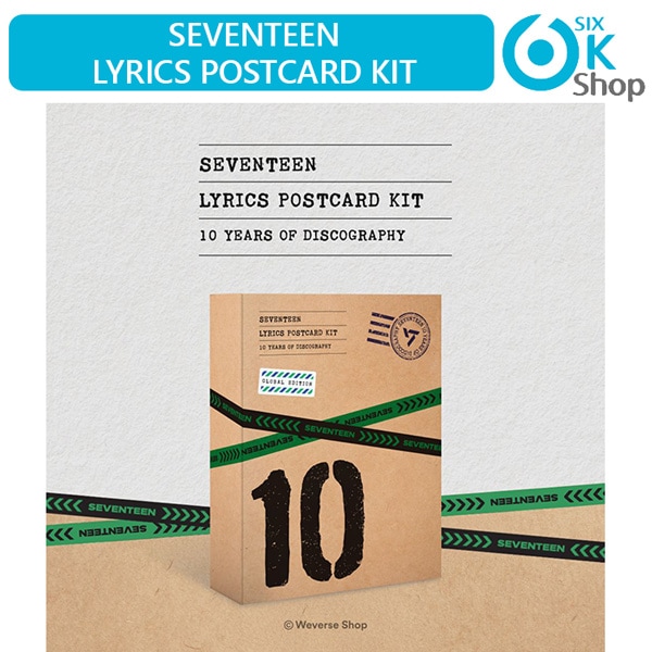SEVENTEEN Lyrics Postcard Kit 公式グッズ セブンティーン