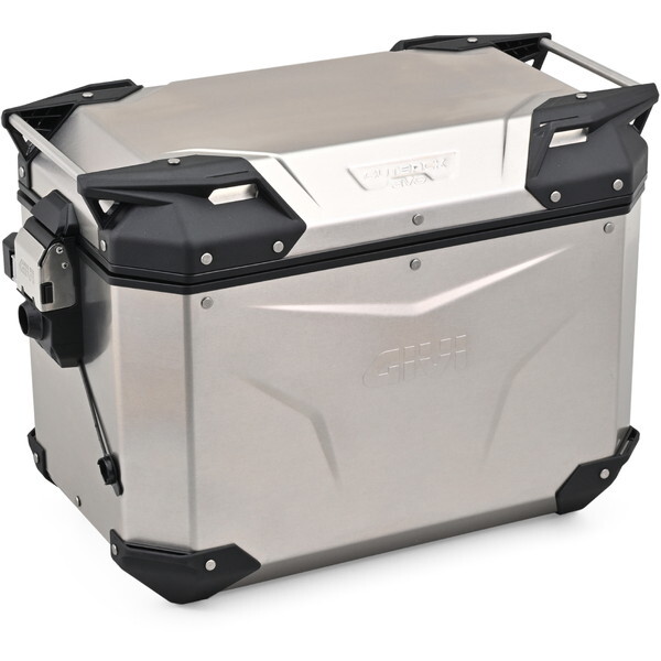 D61292 GIVI ジビ バイク用サイドケース 48L アルミ製 キーシリンダー別売 TREKKER OUTBACK EVO SMARTシリーズ OBKEV48AR 右側用 シルバー