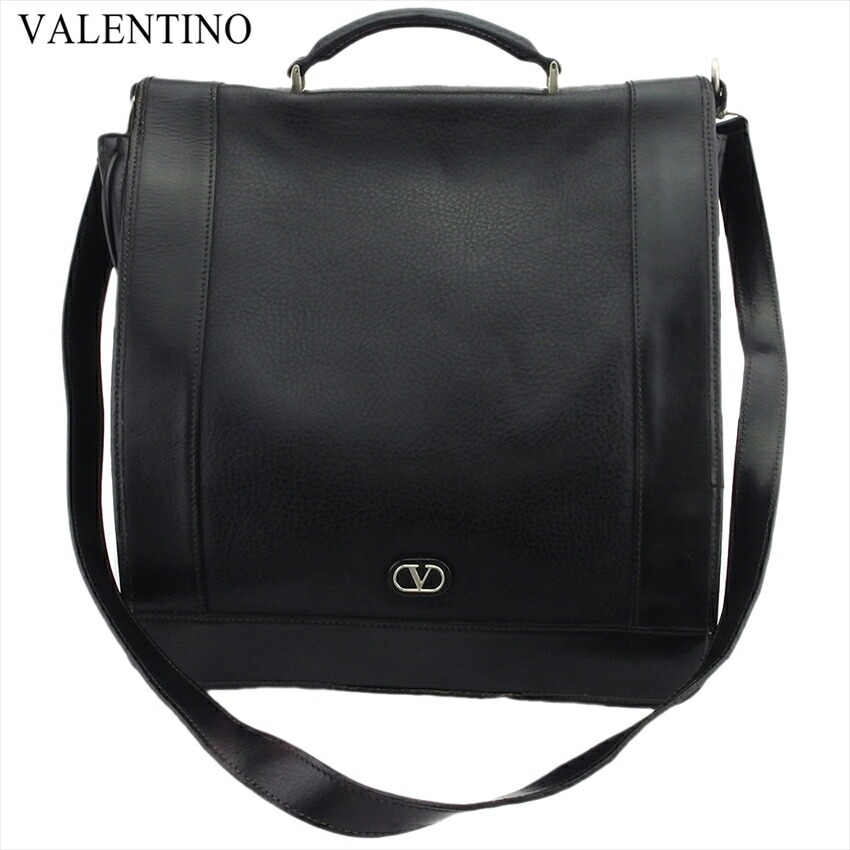 ヴァレンティノ ショルダーバッグ 斜めがけショルダー レディース メンズ Vロゴ VALENTINO 中古 C4368