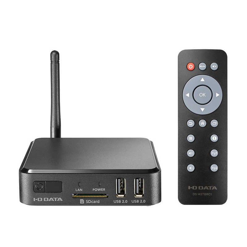 IOデータ　Android OS搭載セットトップボックス 4K対応　DSASTB1A