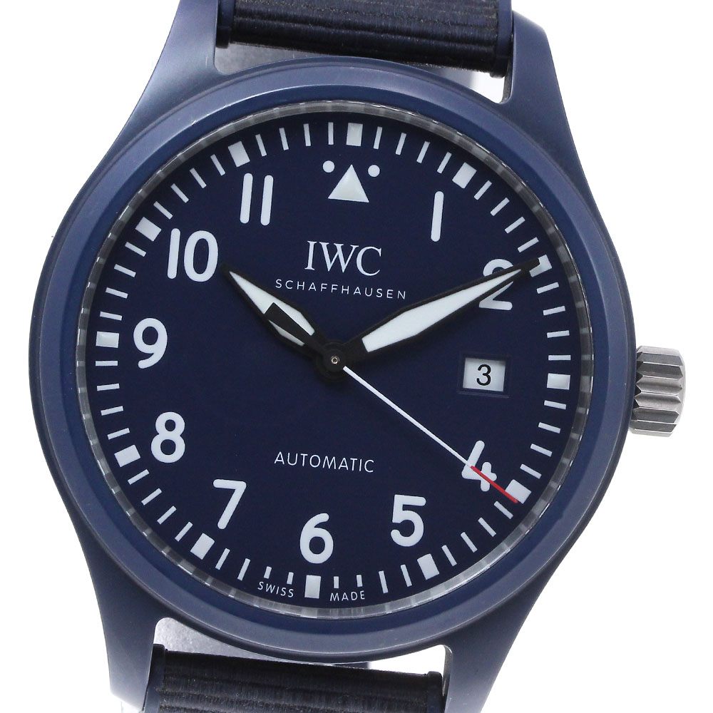 IWC IWC SCHAFFHAUSEN IW328101 パイロット ウォッチ 限定750本 自動巻き メンズ 良品 保証書付き_845694【中古】