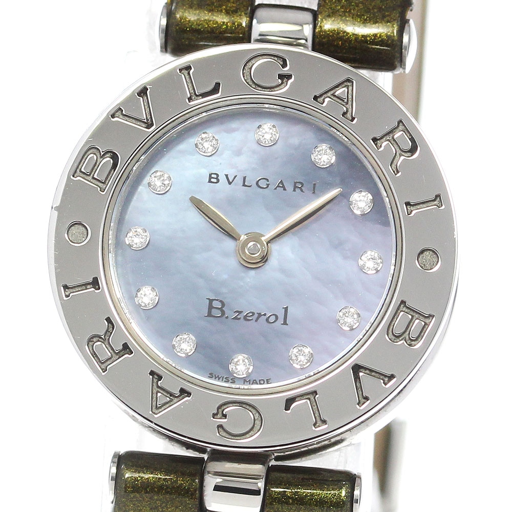 ブルガリ BVLGARI BZ22S B-zero1 12Pダイヤ クォーツ レディース _817158【中古】