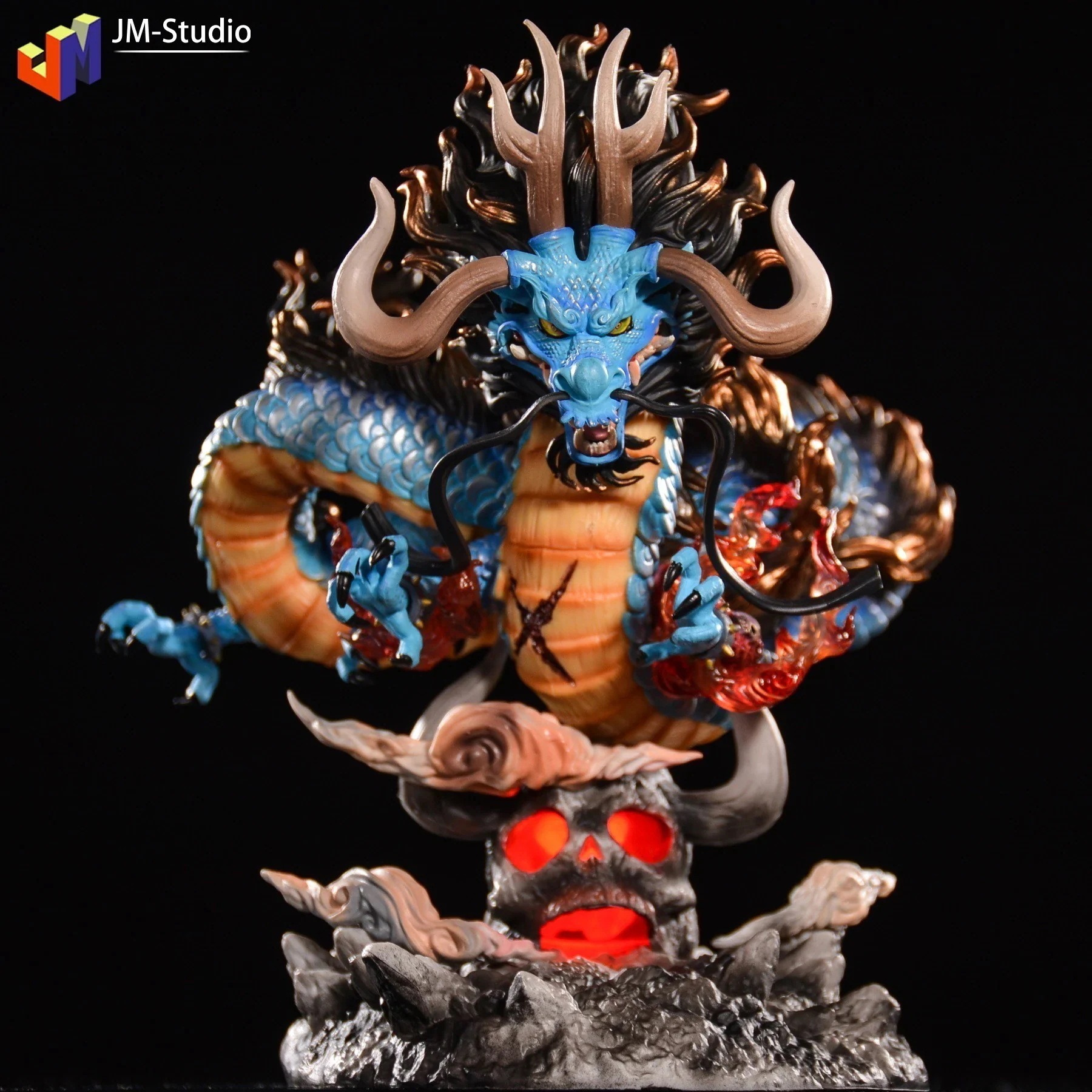 【急速出荷!】ワンピース G5 四皇共鳴カイドウ獣化ドラゴン形状発光シーンモデル像装飾フィギュア