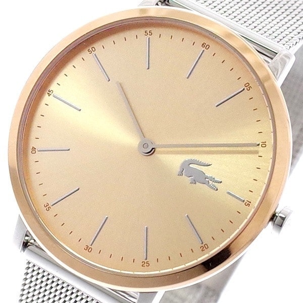 ラコステ LACOSTE 腕時計 レディース 2001002 ピンクゴールド シルバー