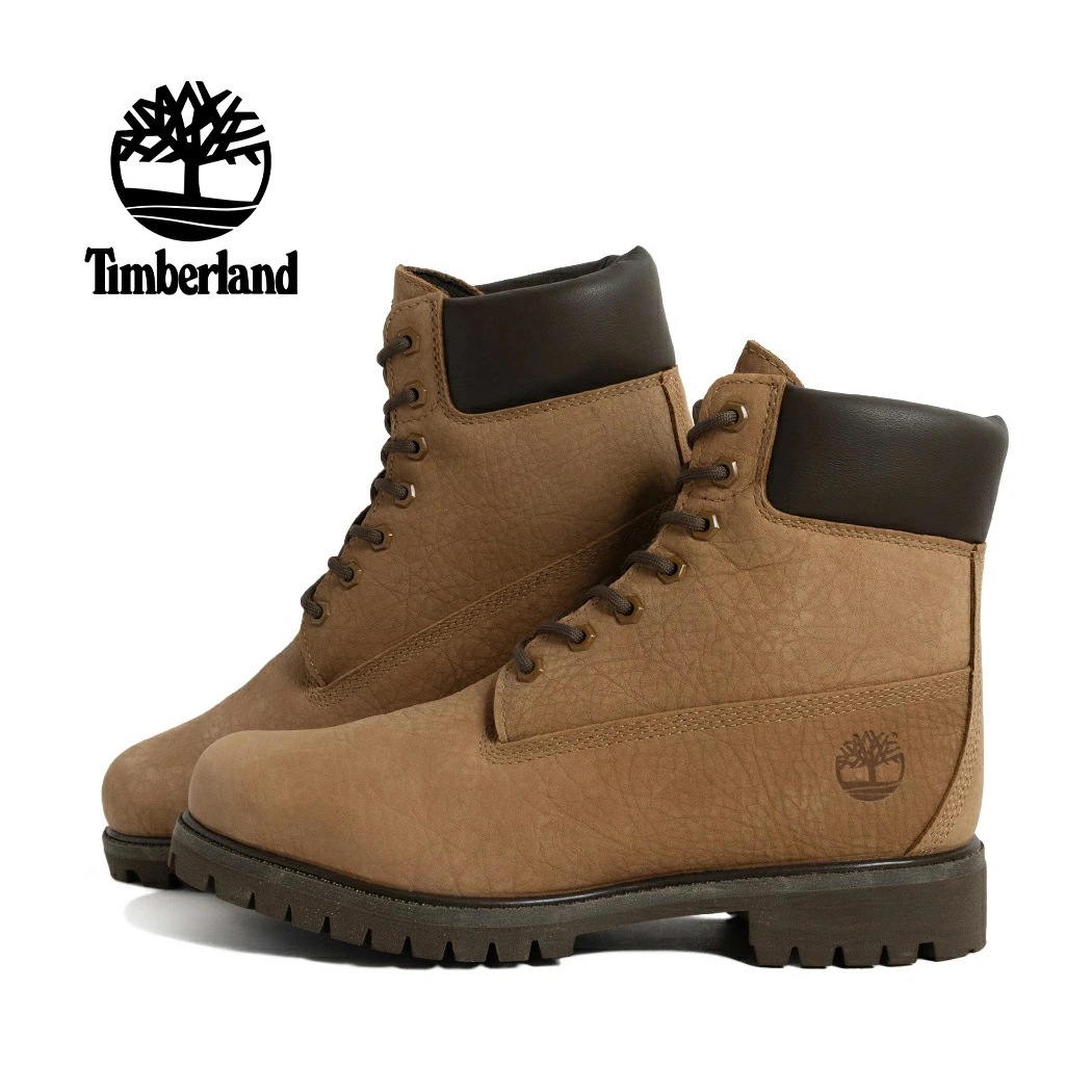 TIMBERLAND ティンバーランド 6インチ プレミアム ブーツ 6 IN PREMIUM BOOT MD BROWN ( ブラウン ベージュ レザーブーツ ワークブーツ レースアップ イエローブ