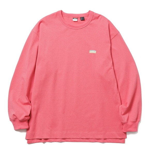 ナンガ ECO HYBRID BOX LOGO EMBROIDERY L/S TEE S.PNK S NW2411-1G803 N0003631 Tシャツ