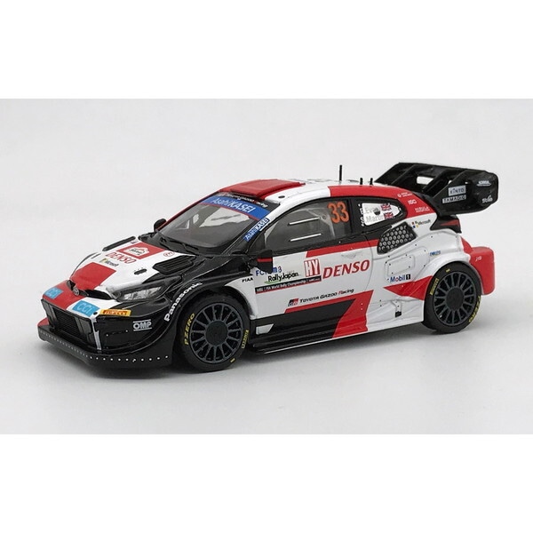イクソモデル トヨタ GR ヤリス Rally1 優勝 2023年ラリージャパン #33 E.Evans RAM24SP001C
