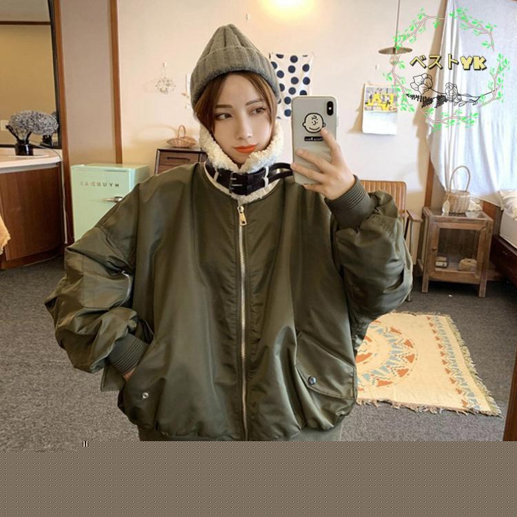 レディース モッズコート 裏起毛　毛皮コート レディース ファーコート　ボト　ボアジャケット レディースコート ミリート　防寒着 秋冬 暖かい