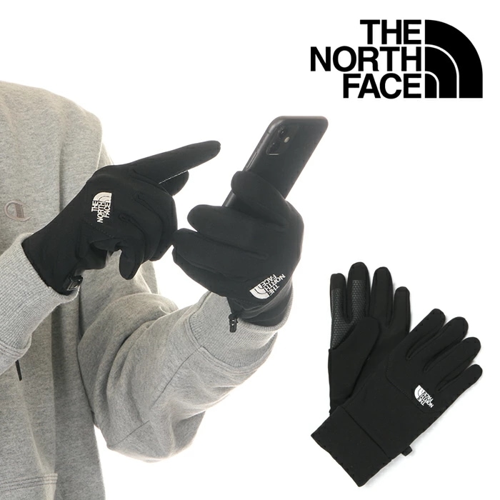 ノースフェイス 手袋 スマホ対応 メンズ レディース THE NORTH FACE Etip Glove ザ・ノース・フェイス イーチップグローブ 防寒 軽量 薄手 スマートフォン対応 スマホ操作対応