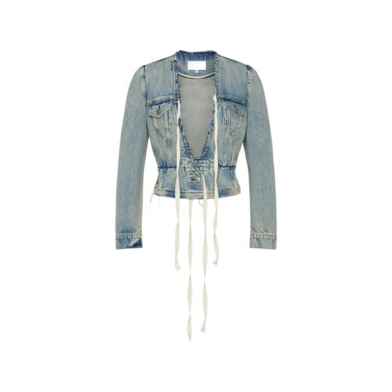 MAISON MARGIELA Women Denim Jackets M30066 S29AM0412 962 BLUE
