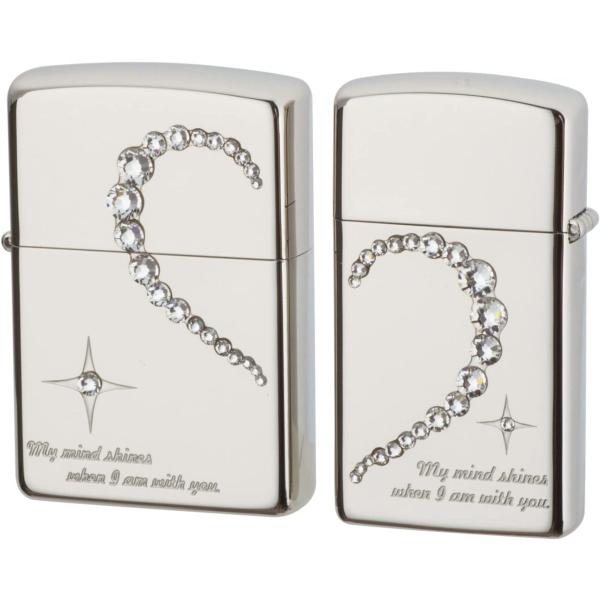 ZIPPO ジッポーライター ペア セット MMWH-NIP マジカルトリック ダブルハート シルバー