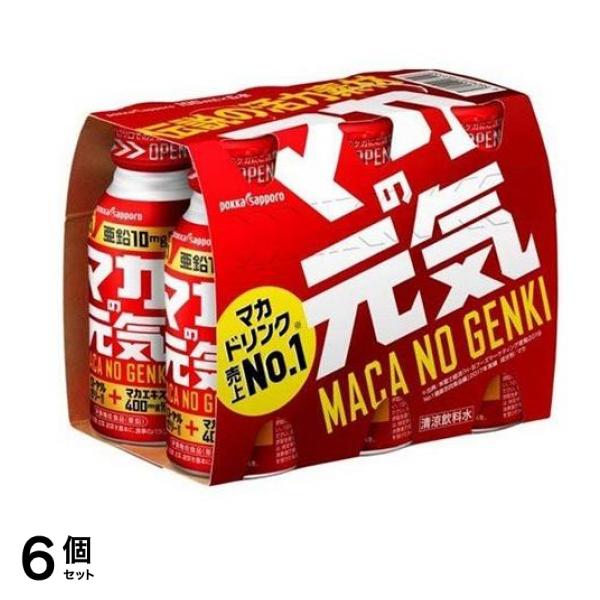 ポッカサッポロフード マカの元気ドリンク 100mL (×6本入) 6個セット