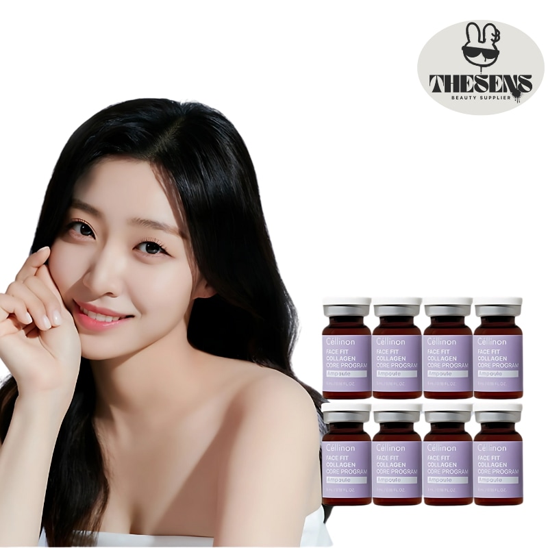 セルリンオン フェイスフィット コラーゲン コア プログラム アンプル（5 mL × 8本）（正規品）韓国コスメ コラーゲン集中ケア しっとり 仕上がり アンプル