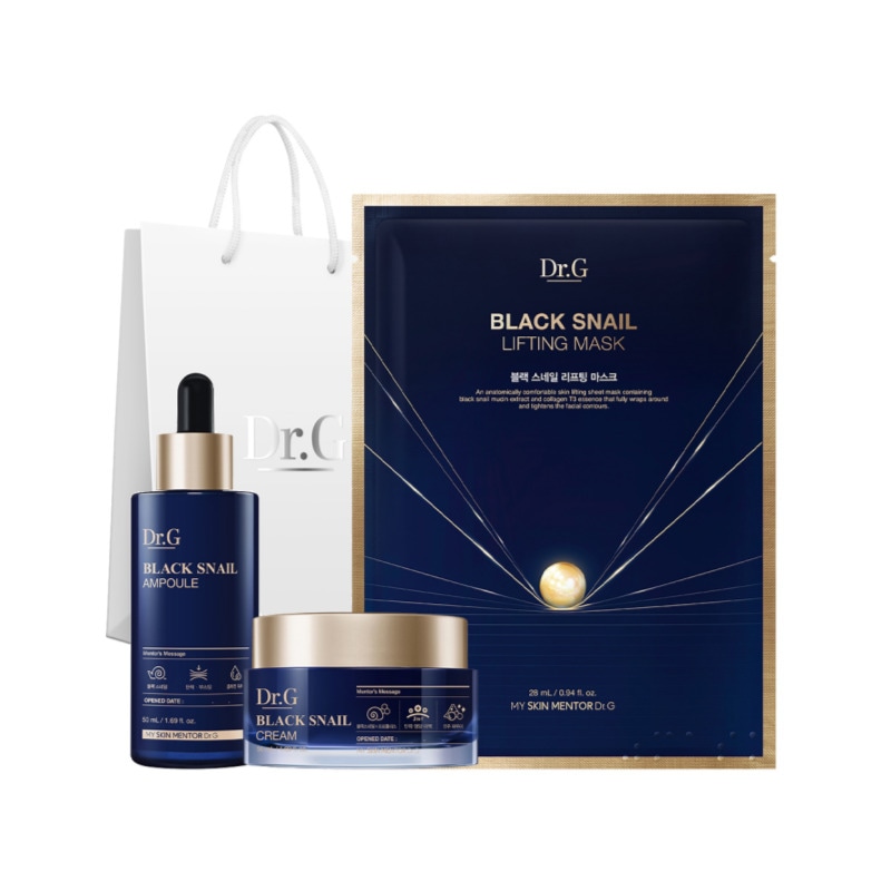 [セット] ブラックスネイル アンプル 50ml+クリーム50ml + リフティング マスク