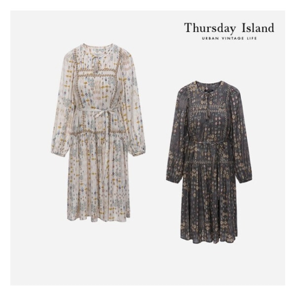 Thursday Island タッセル ロング ワンピース(T226MOP153W)
