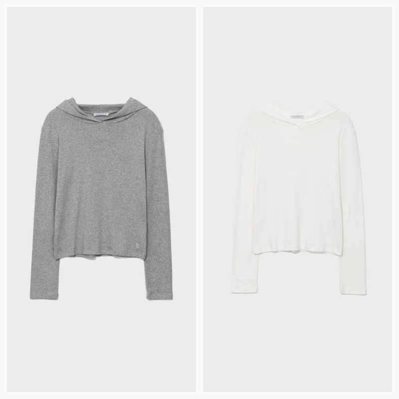 【LOW CLASSIC】26SS Lc HOODIE TEE : 2COLORS