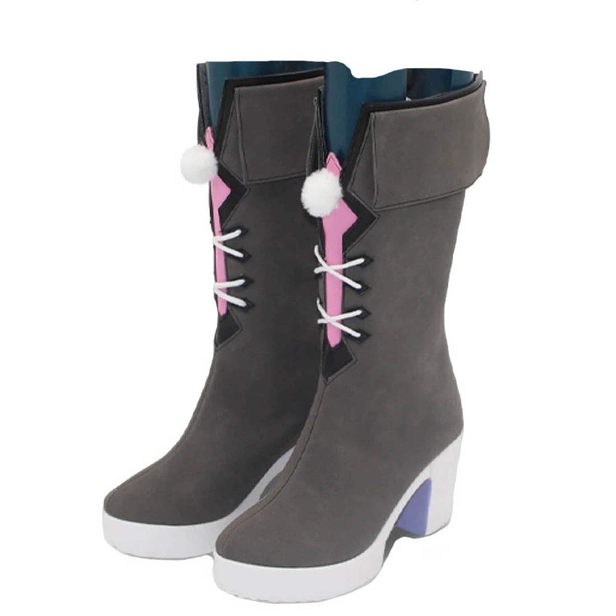 ワンダーアキュート ウマ娘 プリティーダービー 勝負服 コスプレ 靴 ブーツ コスプレ靴 コスプレブーツ カスタマイズ可能 1017137