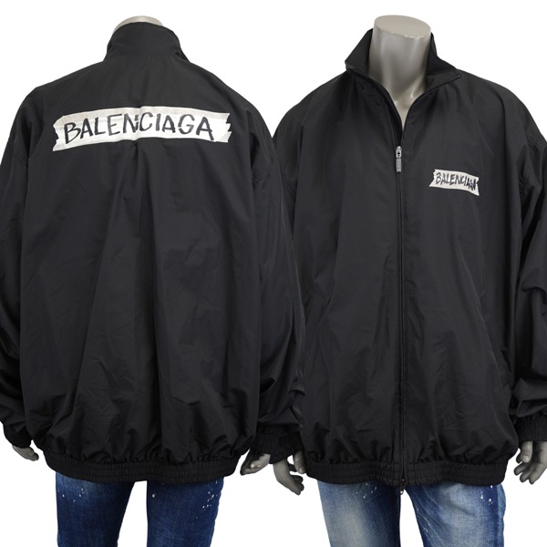BALENCIAGA バレンシアガ Masking Tape トラックスーツ ジャケット/857713 TPQ381 1000