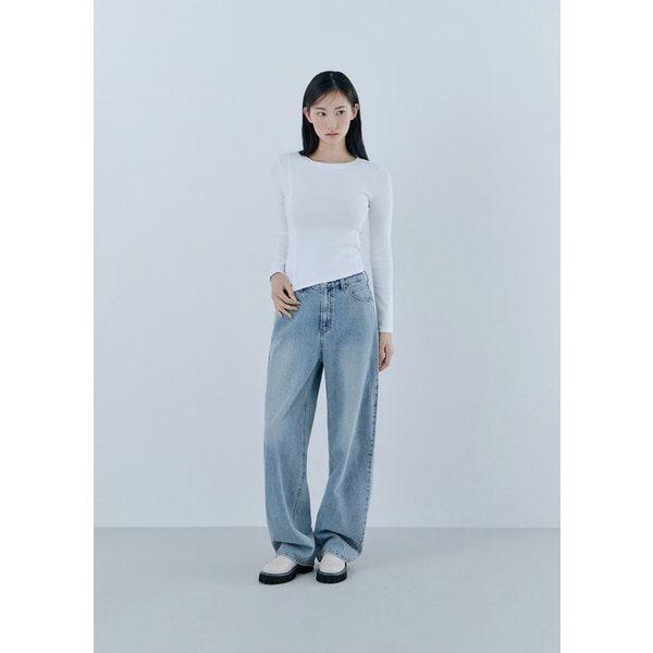 OQ1D5105 女性 MBL ワイドバレルフィット
