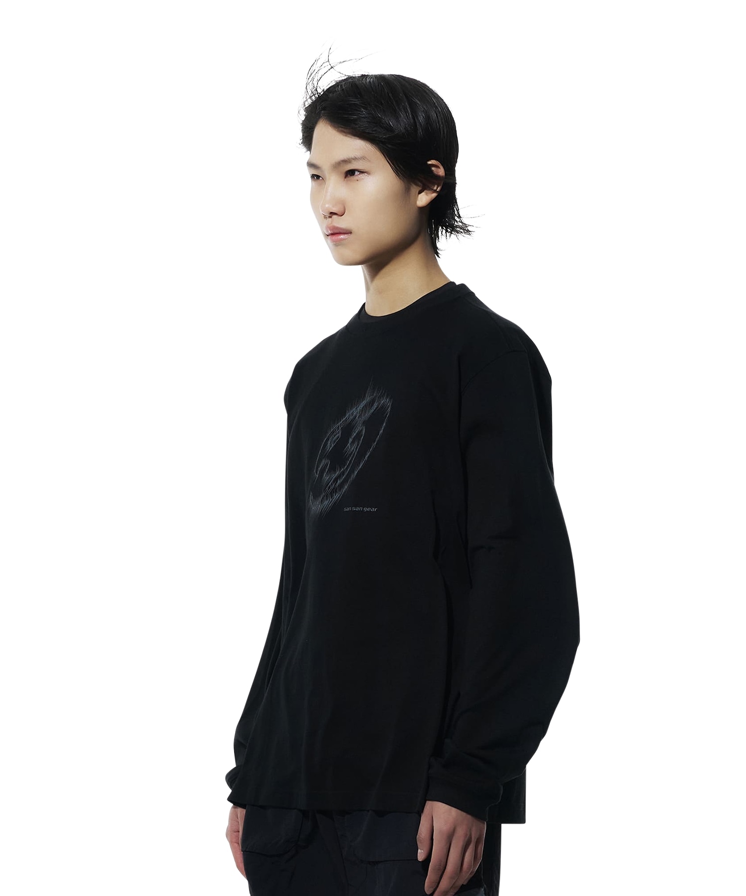 【SANSANGEAR】 24SS SUNSET LONG SLEEVES : BLACK