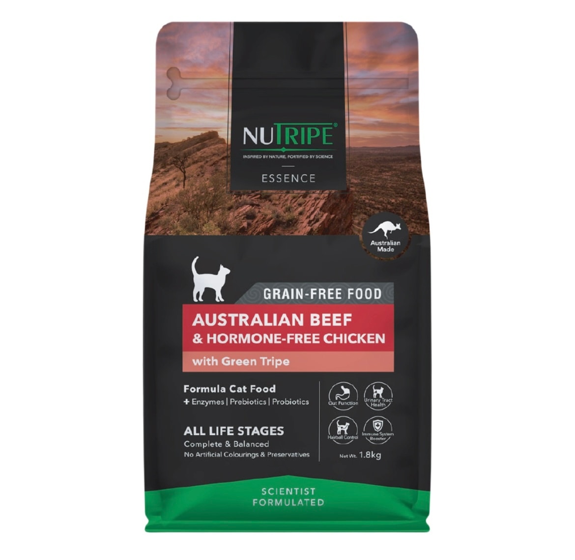 ニュートライプ キャットフード ドライ ビーフ＆チキン＆グリーントライプ 1.8kg 正規品 キャットフード 全猫種 全年齢 全ライフステージ オールステージ 仔猫 成猫 老猫 ペットフード 5,695円