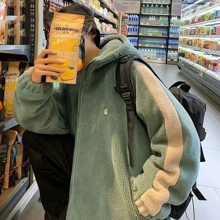 品質いいな新品 秋冬 メンズ ファーコート ボアジャケット　ボアコート　メンズジャケット　フリースジャケット ブルゾン メンズアウター ジャケット　　暖かい 通勤