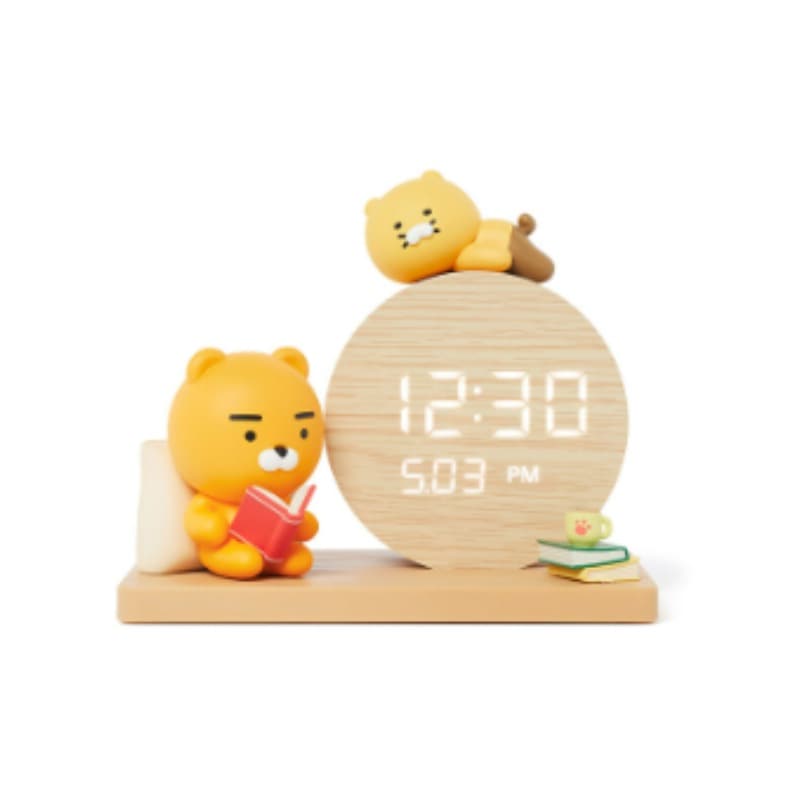 卓上電子時計 ライアン&チュンシク