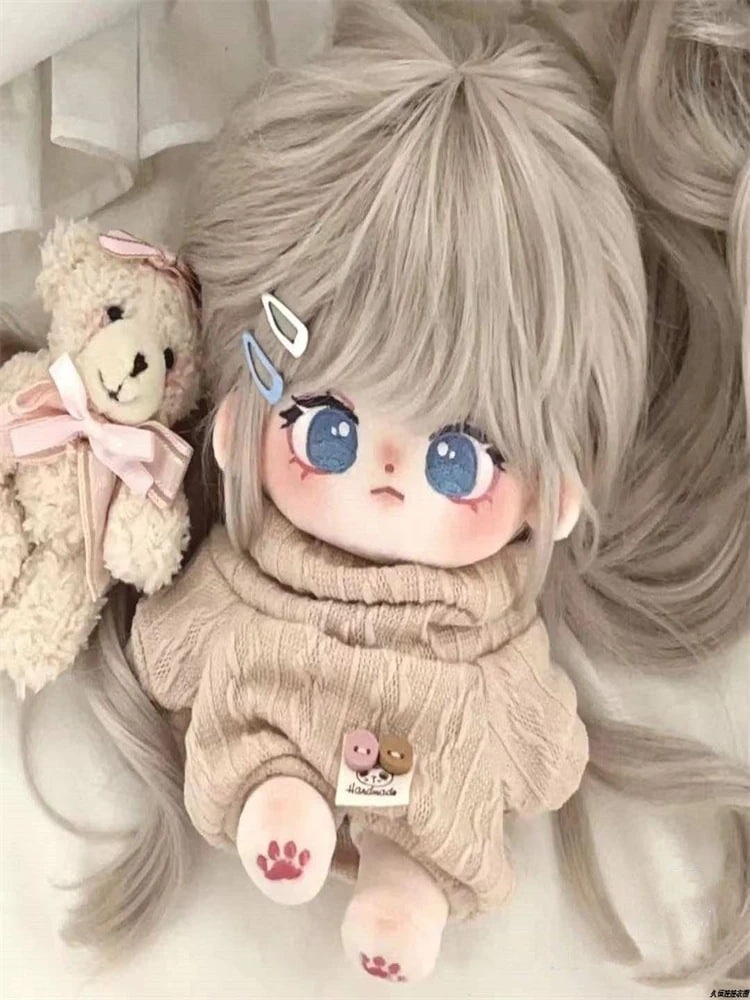 2枚購入で200円OFF 素敵なXiao Qiao 綿人形 20cm 揚げ髪人形 女の子 裸 ベビー服 かわいい人形 新しい誕生日プレゼント 数量限定 5,164円