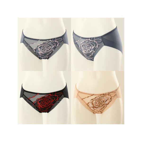 ワコールイベント 3枚入り ニュートロリボン フローラル刺繍 女性ヘムパンティー 3枚セット SWPT2070H 3C C_P406441476