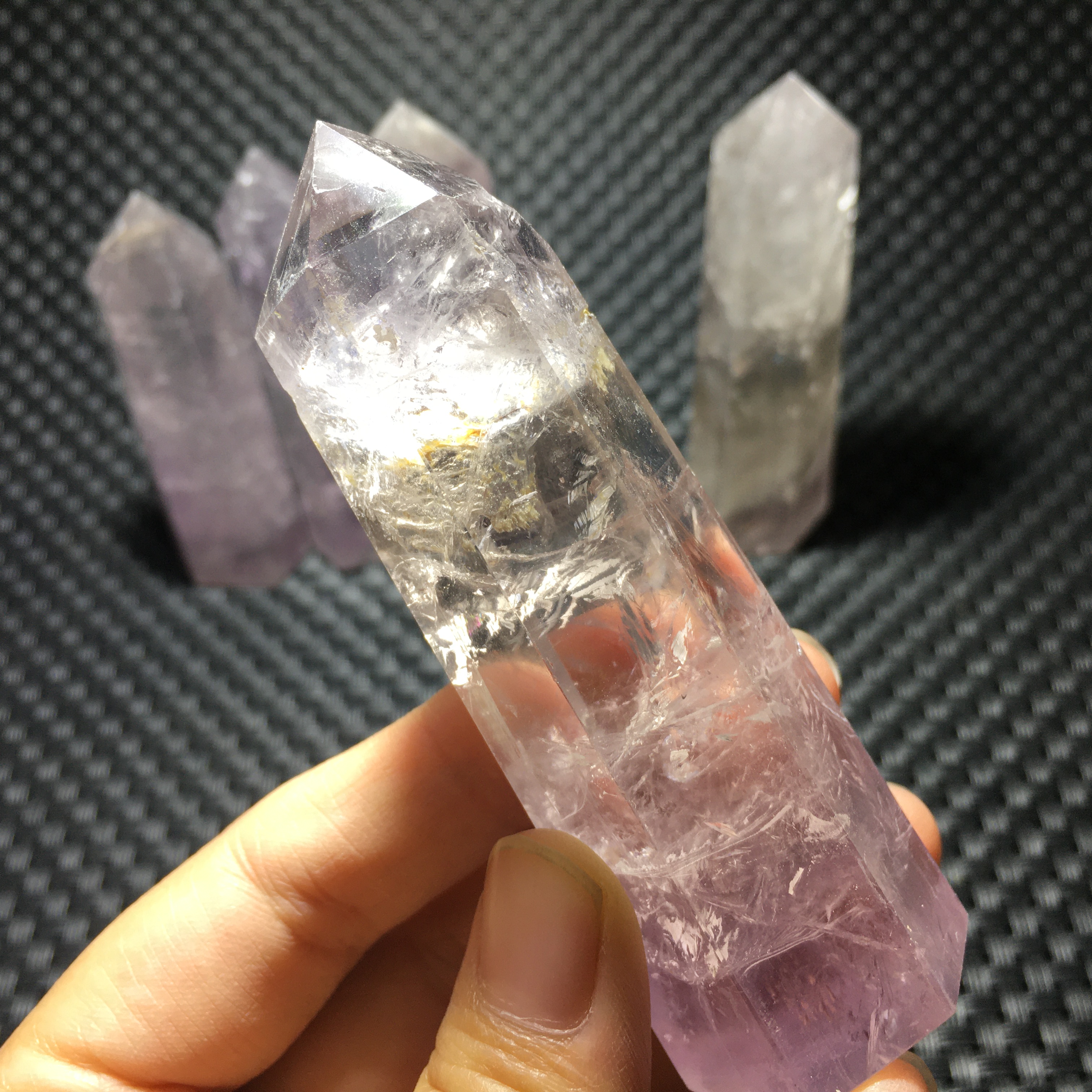 紫水晶柱子,天然水晶,378g