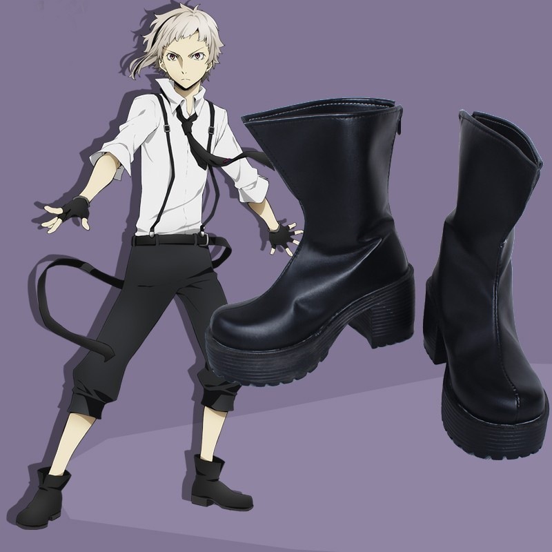 2025新作 期間限定値!下!げ 文豪野犬中島敦高背版靴底8cm Cos靴コスプレ靴アニメ靴