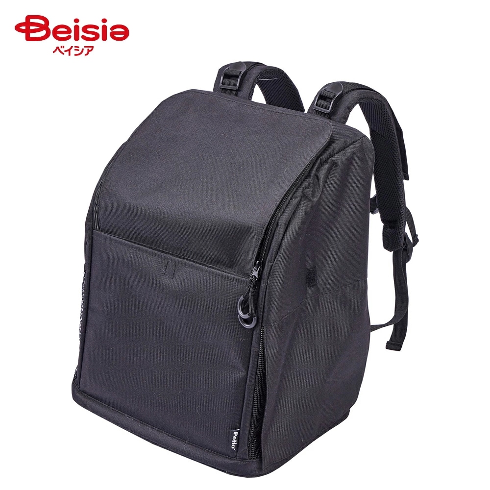 ペティオ(Petio) 犬猫用 前に抱えて見守れる ペットリュックキャリー ブラック