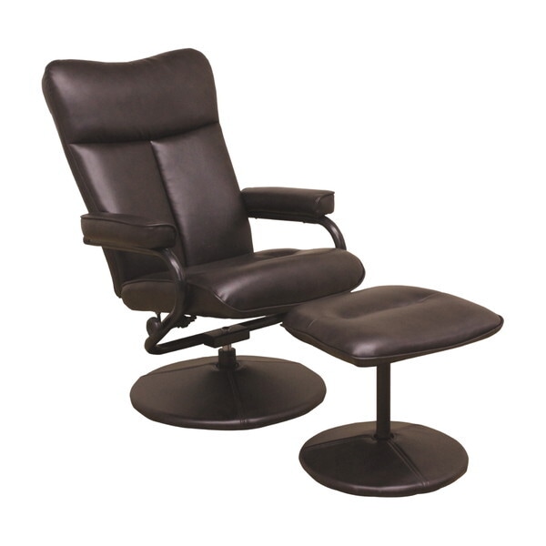 後藤家具物産 PC-LGN-DBR ダークブラウン ローガン オットマン付きパーソナルチェアー メーカー直送