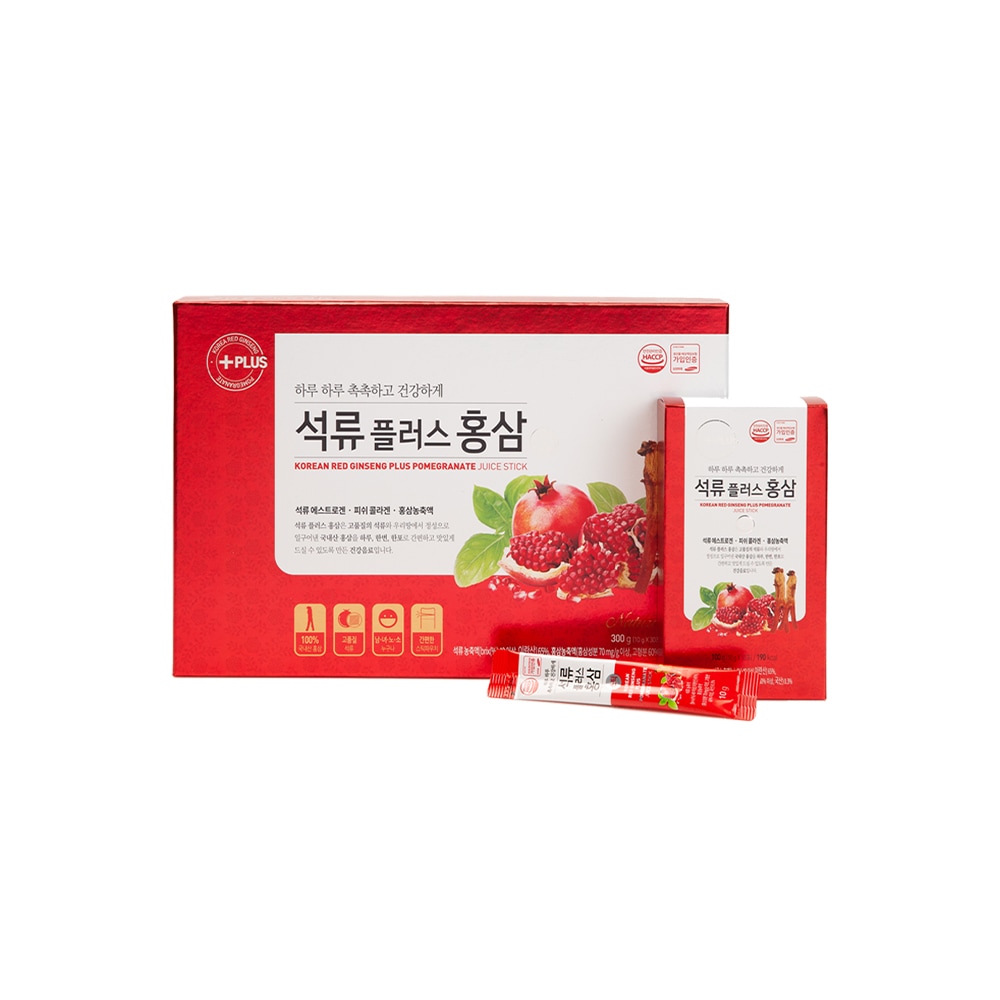 [紅参家健普]ザクロプラス紅参(10gx30包)ザクロ 美容コラーゲンビタミンミネラル 紅参 高麗人参
