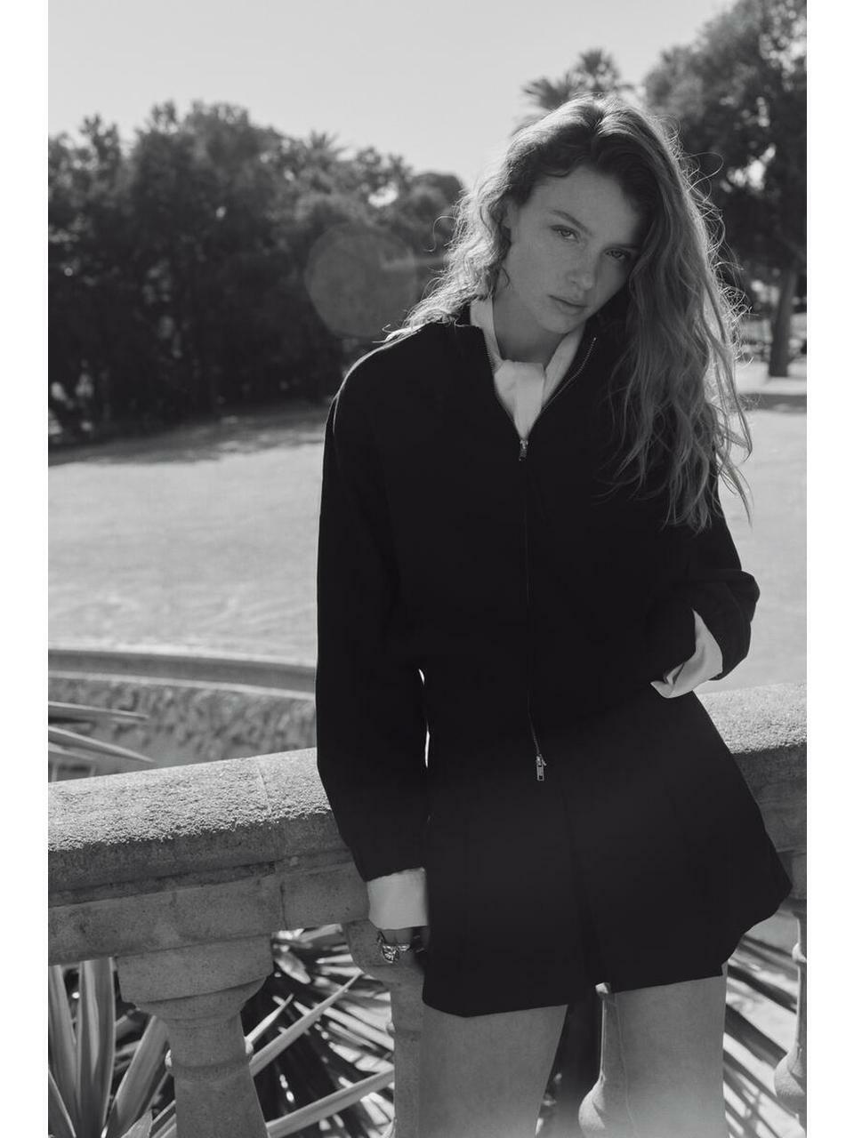 H&M ボンバージャケットネイビーブルー 1315251001