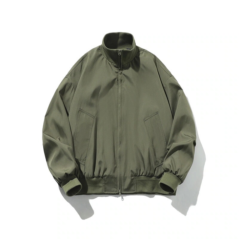 メンズファッション 百掛け カジュアル アメリカンレトロジャケットスプリングカジュアルスタンドカラーショートトップコート 5,007円