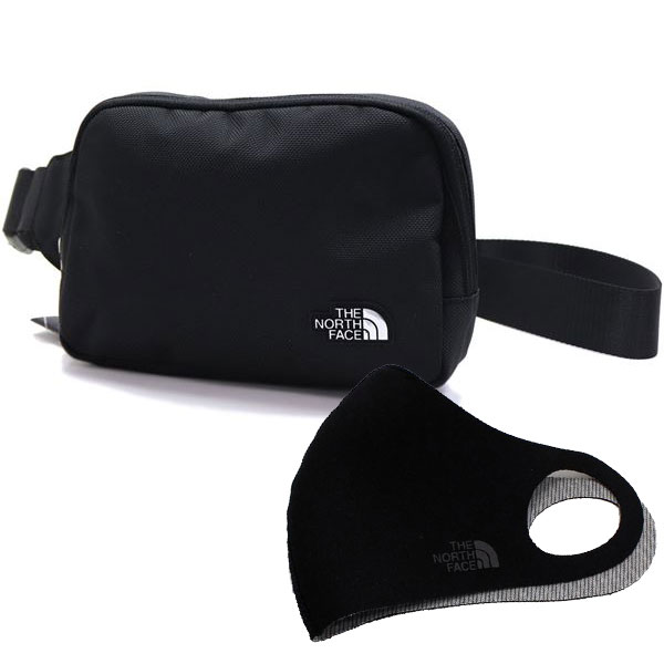 ボディバッグ マスクセット メンズ レディース ブラック NN2PP65A BLK