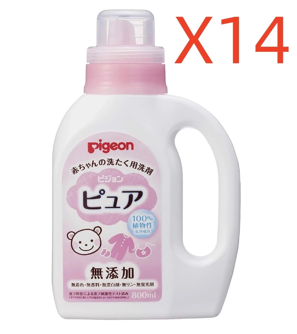 赤ちゃんの洗たく用洗剤ピュア800mlX14個
