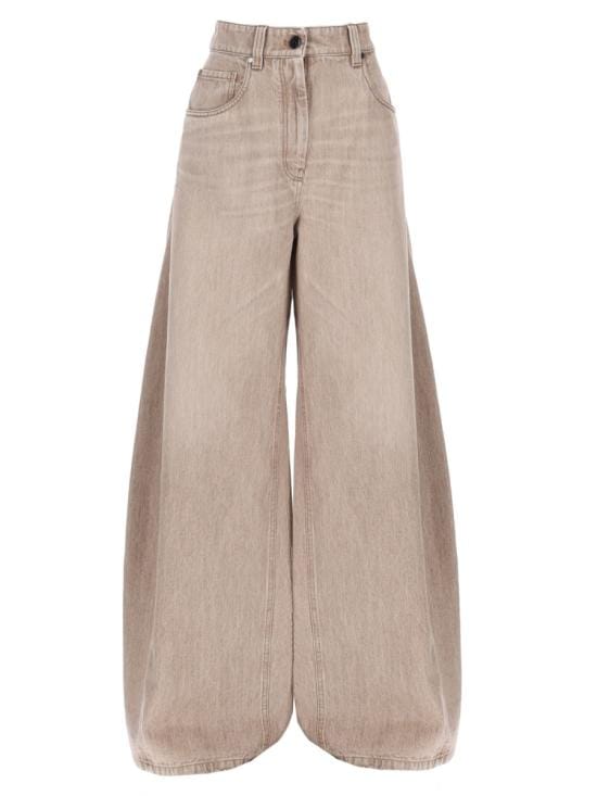 BRUNELLO CUCINELLI Women Denim Pants MA095P4059 C9037 BEIGE