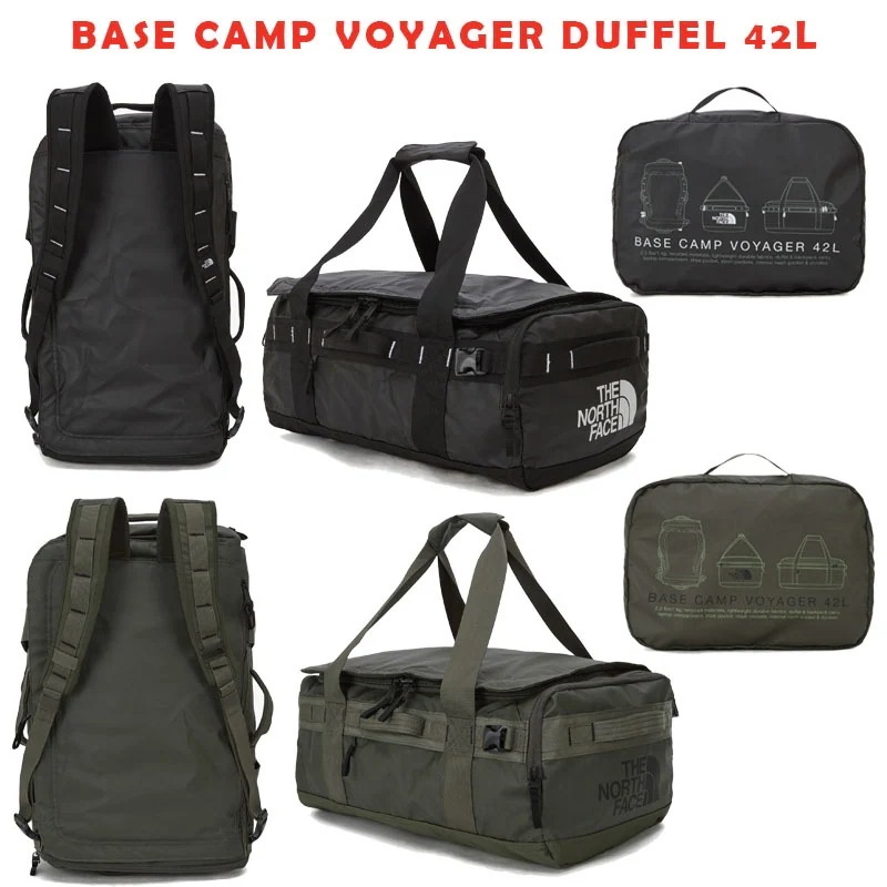 韓国正規品保証 関税負担なし NN2FP76A BASE CAMP VOYAGER DUFFEL 42L デイリー 基本 着装 男子 女子 人気 韓国 ファッション 男女共用 アウトドア