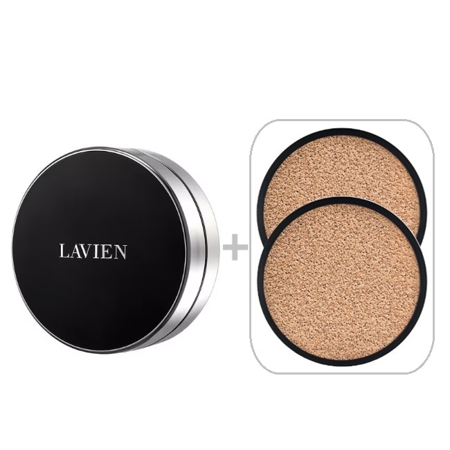 ナチュラルパーフェクトブラッククッション 15g +レフィル15g x2p