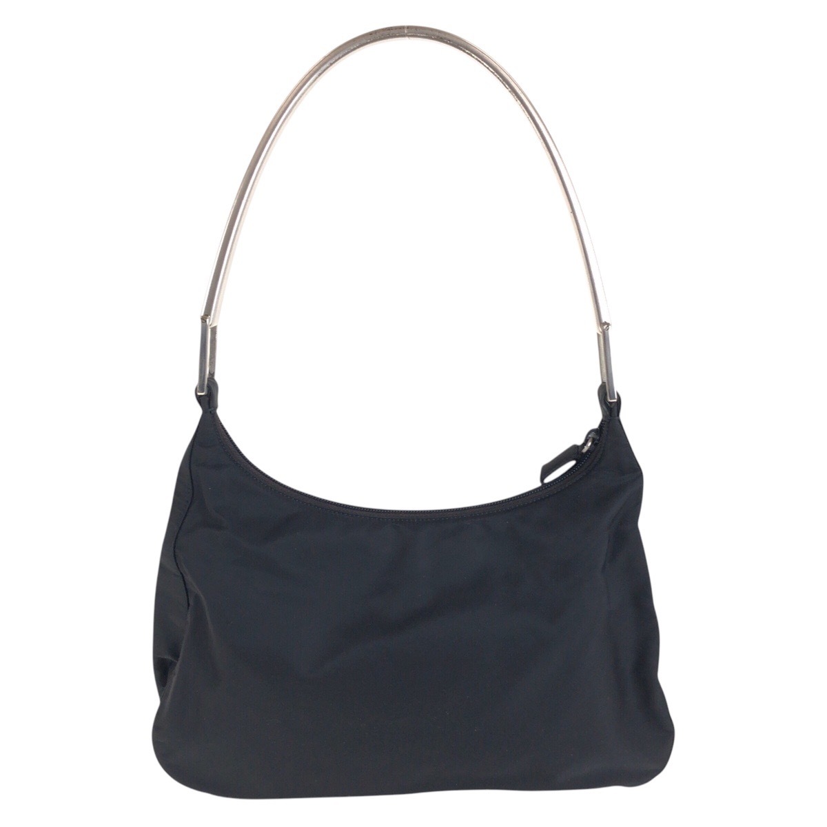 美品 テスート 三角ロゴプレート ブラック 黒 シルバー金具 ナイロン/プラスチック ショルダーバッグ レディース 410379 24,708円