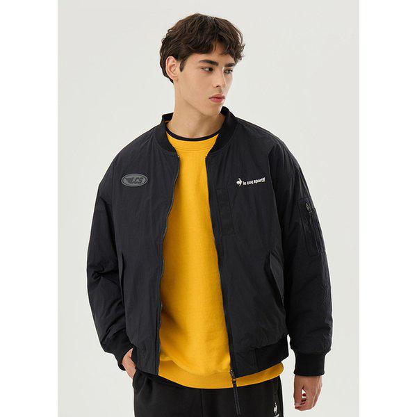 （40％OFF）[裏庭ビルダーx]軽量ボンバーリバーシブルパディングジャケット男女共用（QP423CPDO3_BLK）