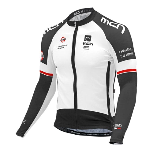 MCNSPORTS イノックスホワイトロングスリーブジャージ