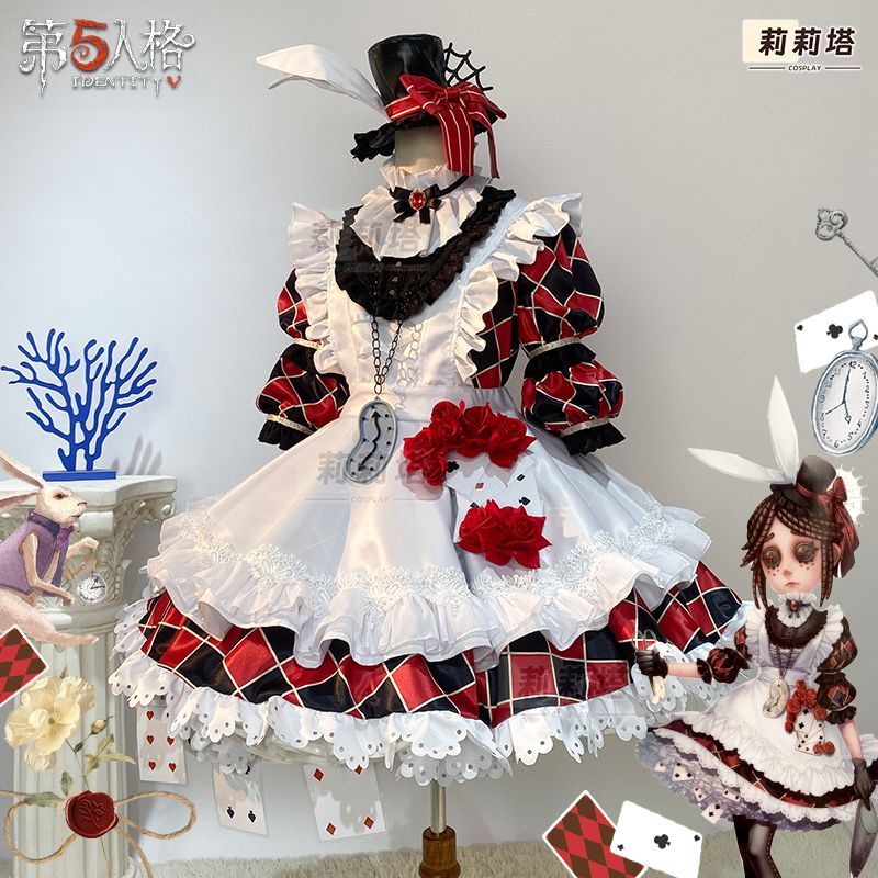 リリタ第五人格cos服庭丁黒童话柄コスプレ衣装女游びゴシックファッション 8,502円