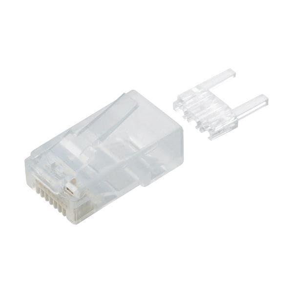 (まとめ) エレコム ツメの折れないLANコネクタカテゴリー6 LD-6RJ45T10/T 1パック(10個) (×10セット)