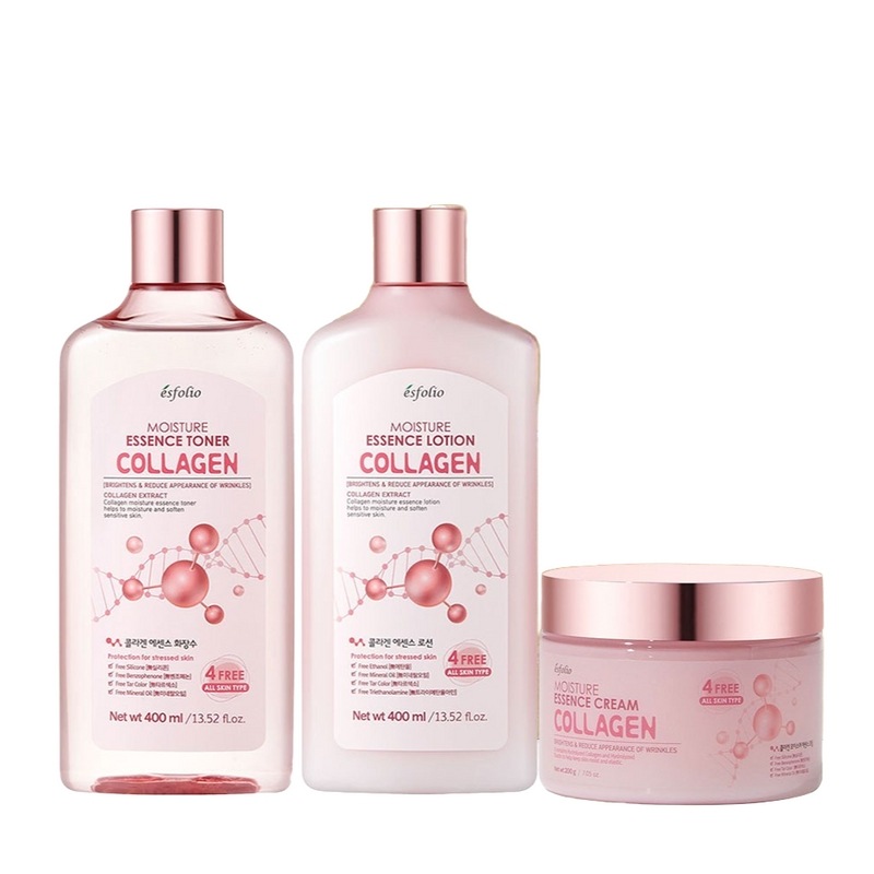 エスポリオコラーゲン基礎3種セットトナー+ローション+クリーム/美白しわ改善高保湿弾力栄養