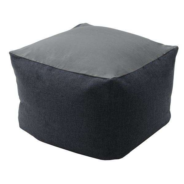 カバーリング ビーズクッション/ビッグクッション (Mサイズ インディゴブルー) 洗えるカバー (リビング雑貨 生活雑貨)