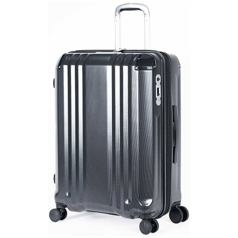 A.L.I　スーツケース ジッパータイプ 宿泊目安：7～9日間 70L 拡張機能搭載 前輪ストッパー ダブルホイールキャスター ウェーブBK　ALI-089-24W