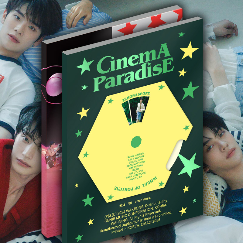 [未開封新品] ゼロベースワンアルバムシネマパラダイスフォトブック2種セットミニ4集ゼベウォンGOOD SO BAD